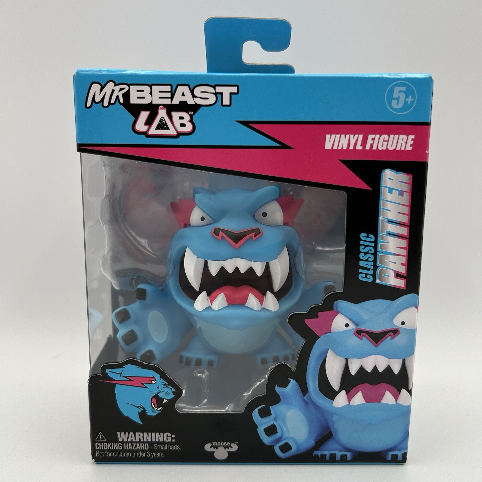 Moose Mr Beast Lab Classic Panther Vinyl Figure NEW