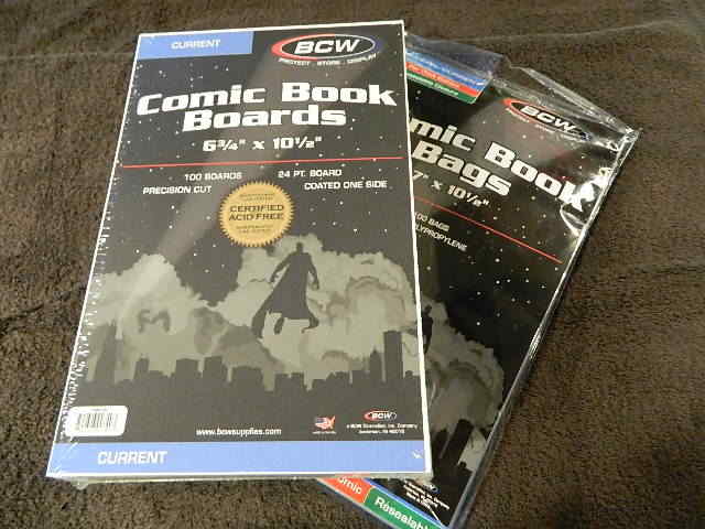 100 New BCW Current Resealable Thick Comic Book Bags And Boards – Acid Free – Ar