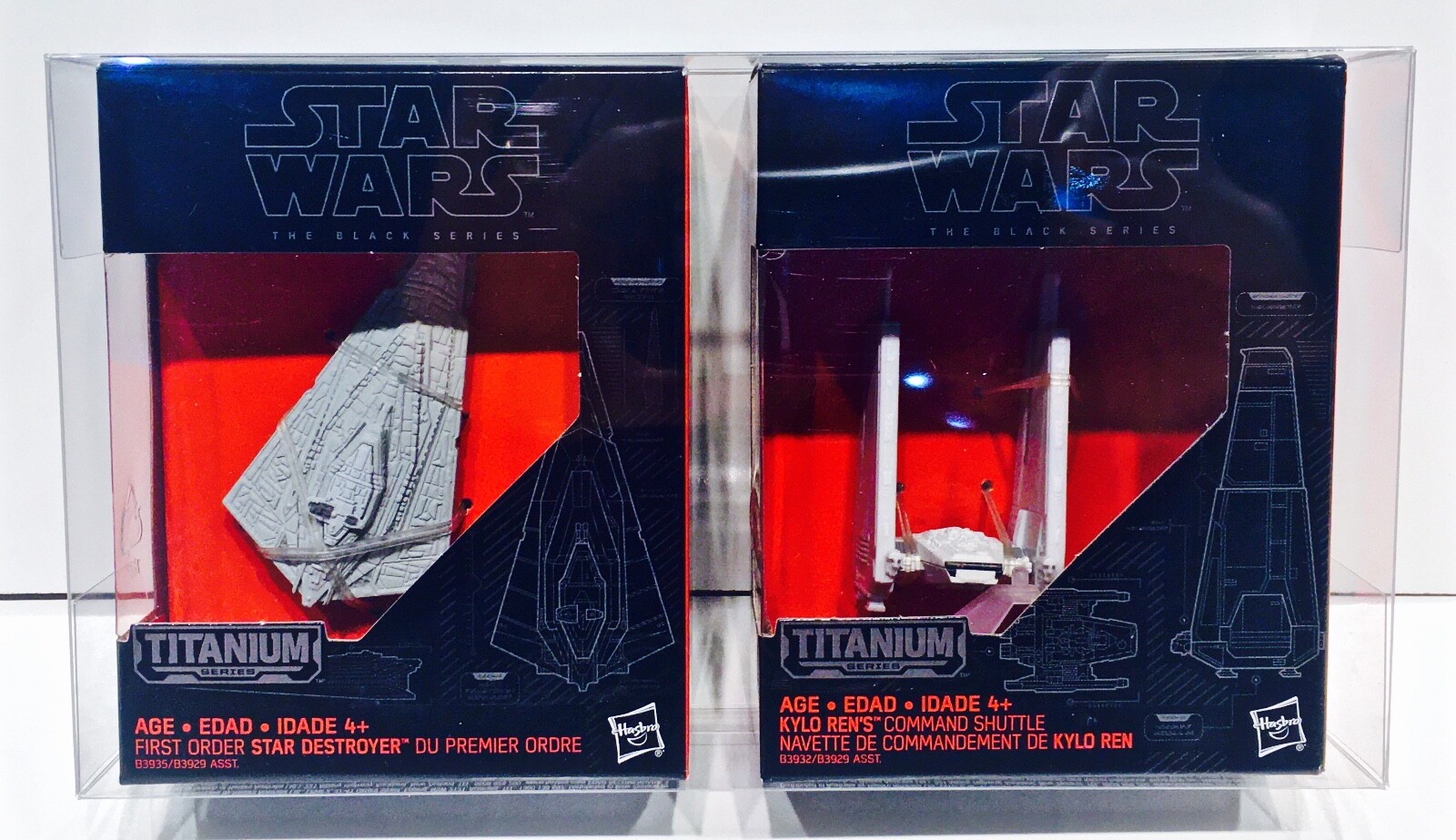 1 Box Protector For Many (NOT ALL!) Star Wars Black Series 6″ Red Figures READ!