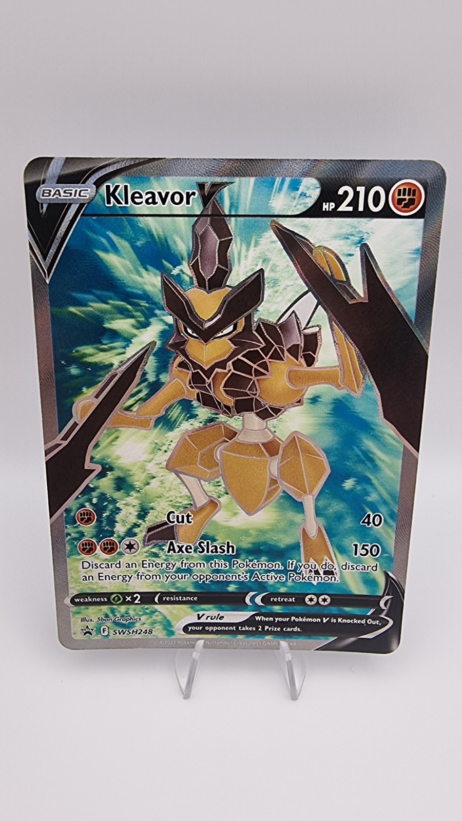 Pokemon TCG – Black Star Promo – SWSH248 Kleavor V