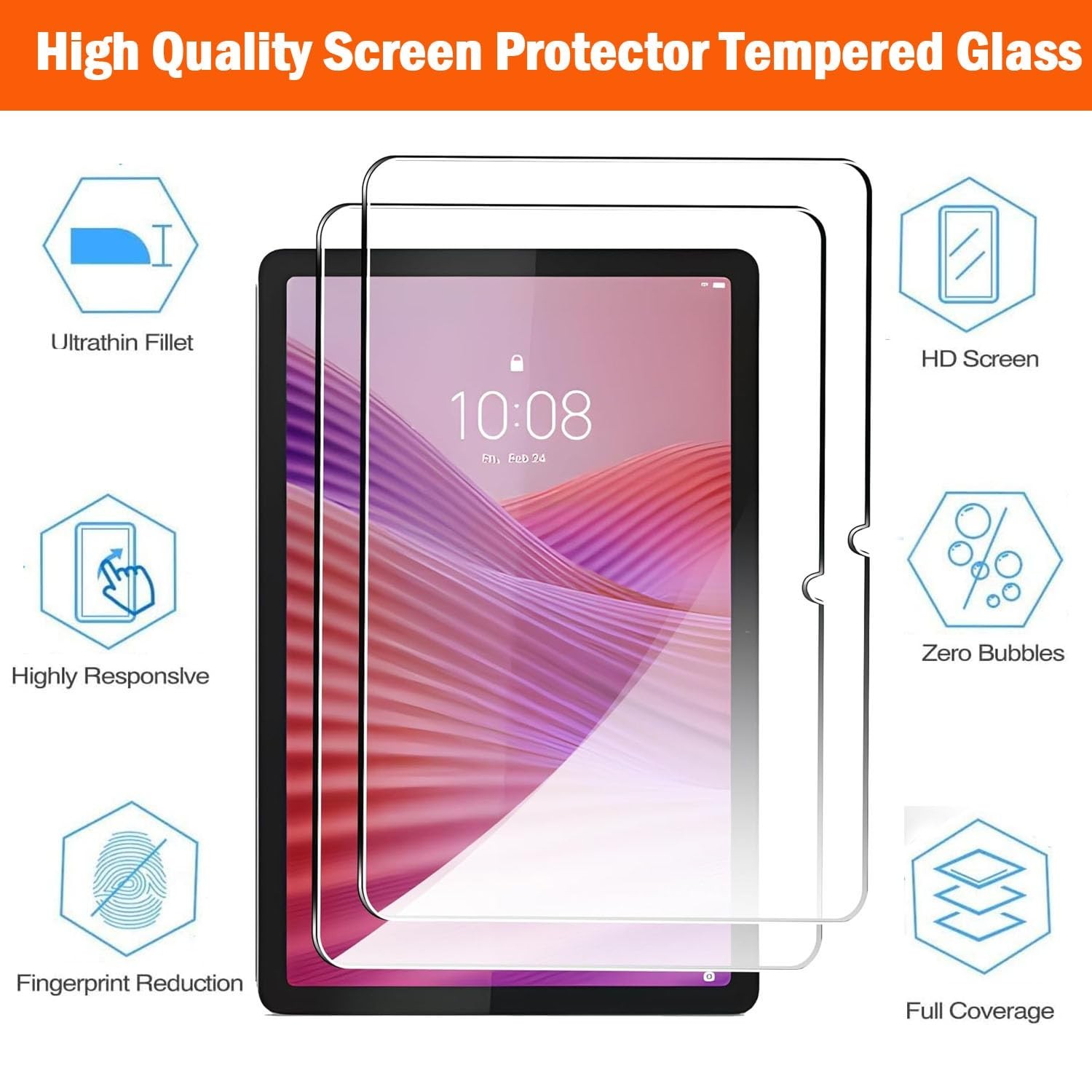 [2 Pack Screen Protector For Lenovo Tab 10.1 Inch 2025 Release Model: TB311FU…