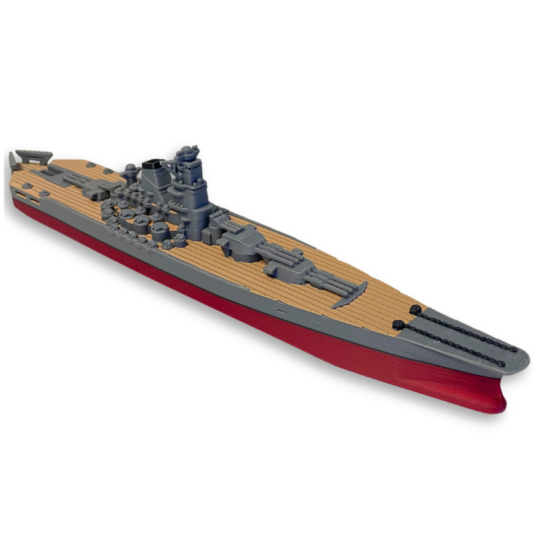 Yamato Battleship Model – 10-Inch Historical Replica – WWII Naval History Decor