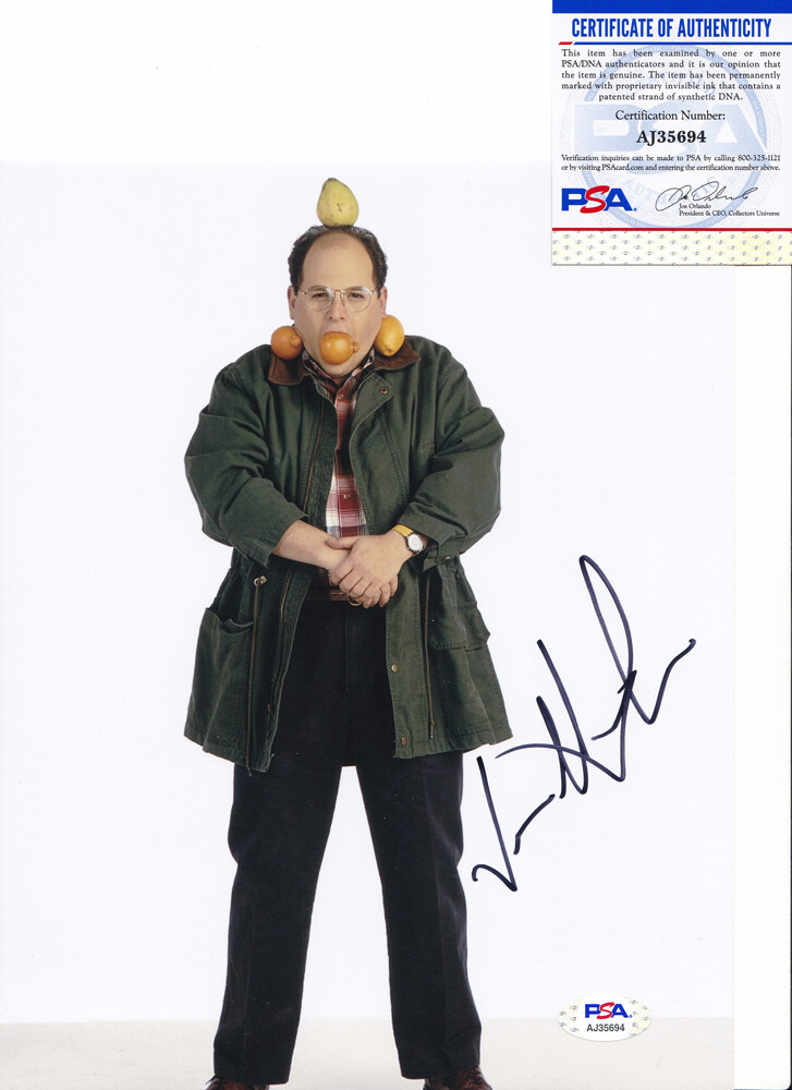 Jason Alexander George Costanza Seinfeld Signed Autograph 8×10 Photo PSA/DNA COA