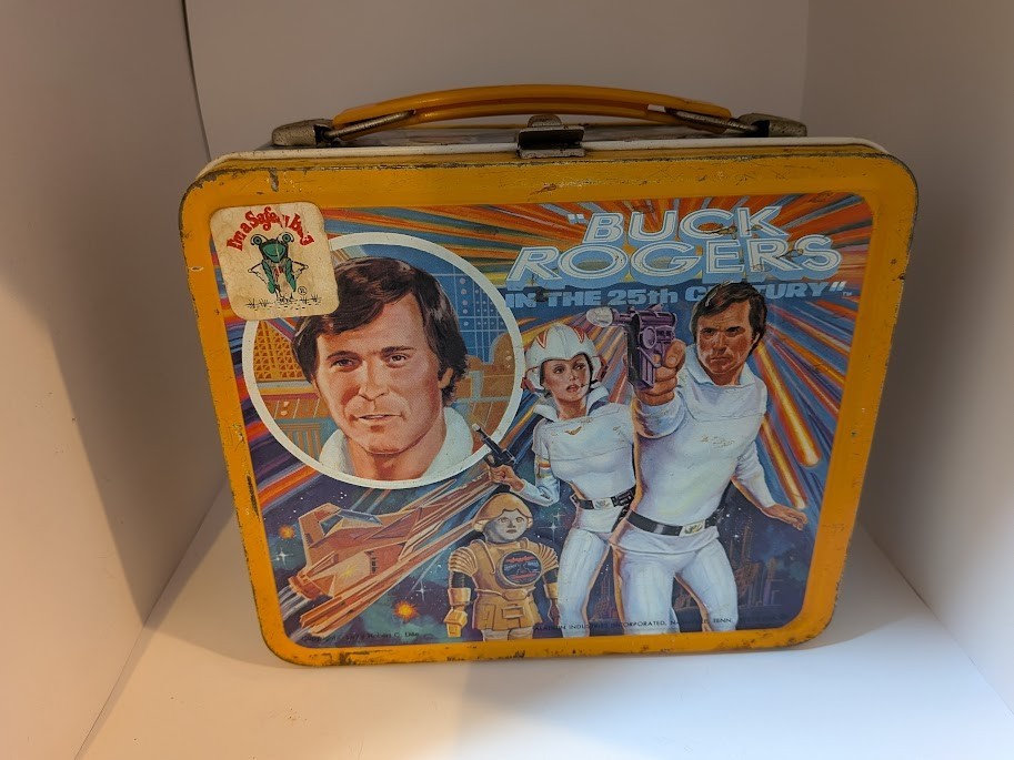 Vintage 1979 Buck Rogers Metal Lunch Box Aladdin Industries Robert C. Dille