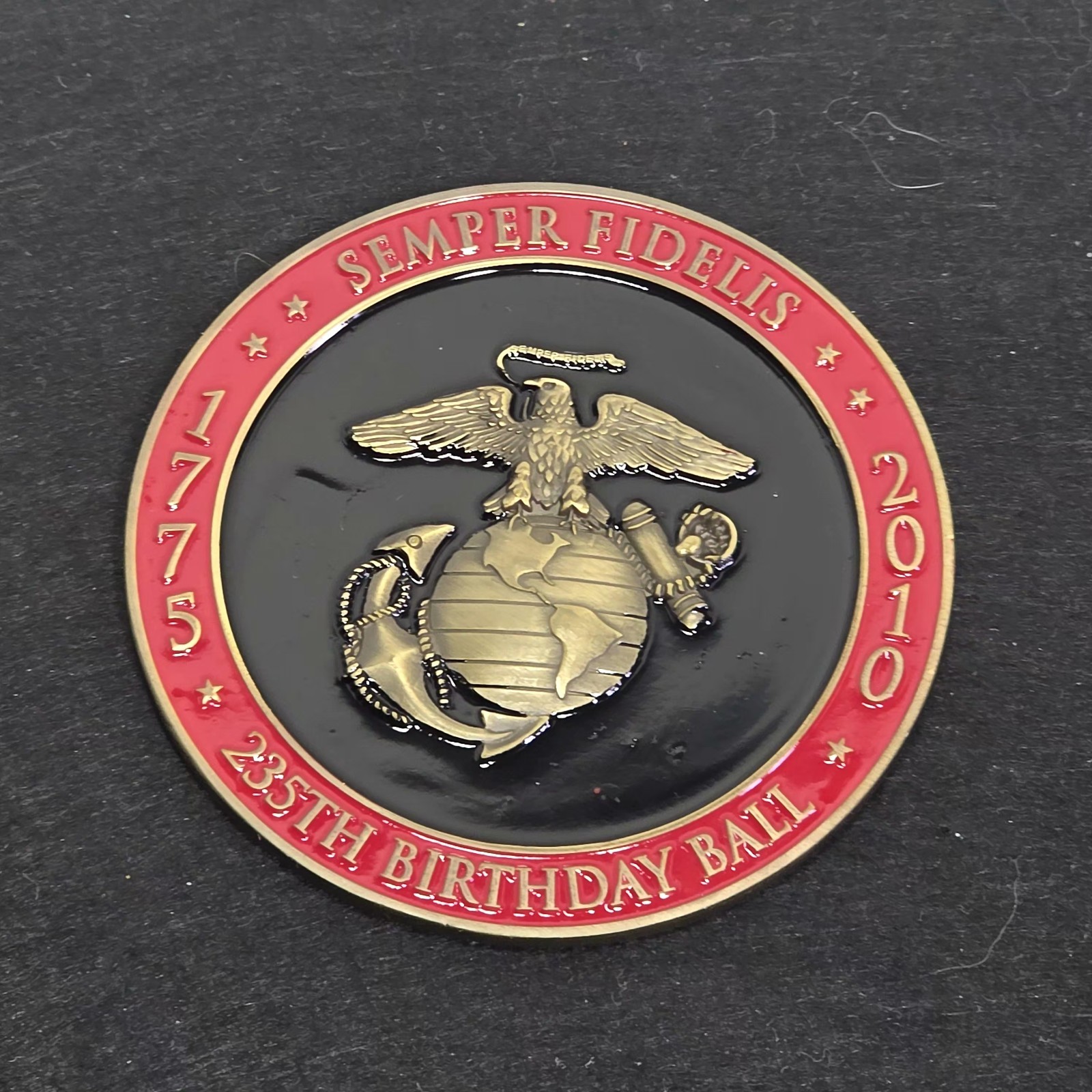 USMC Marines Large 3.5″ 235th Birthday Ball MALS-14 Second To None Coin
