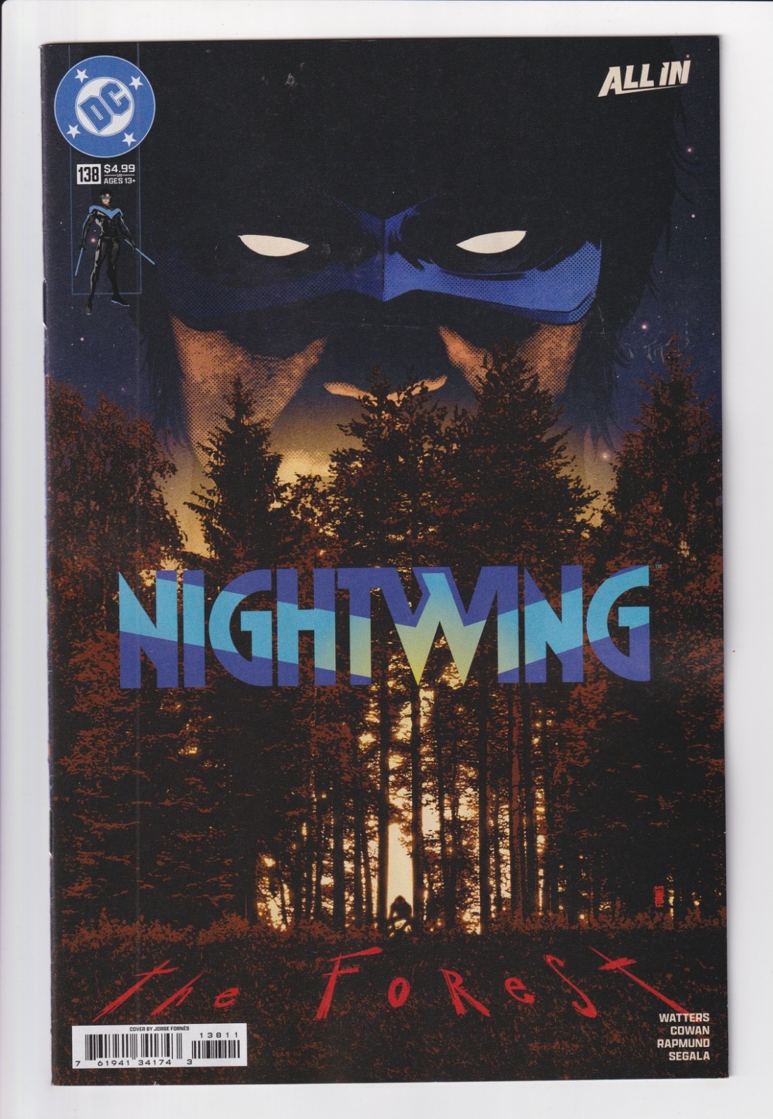 NIGHTWING #138 NM 5/20/26 Dan Watters DC A-Z single