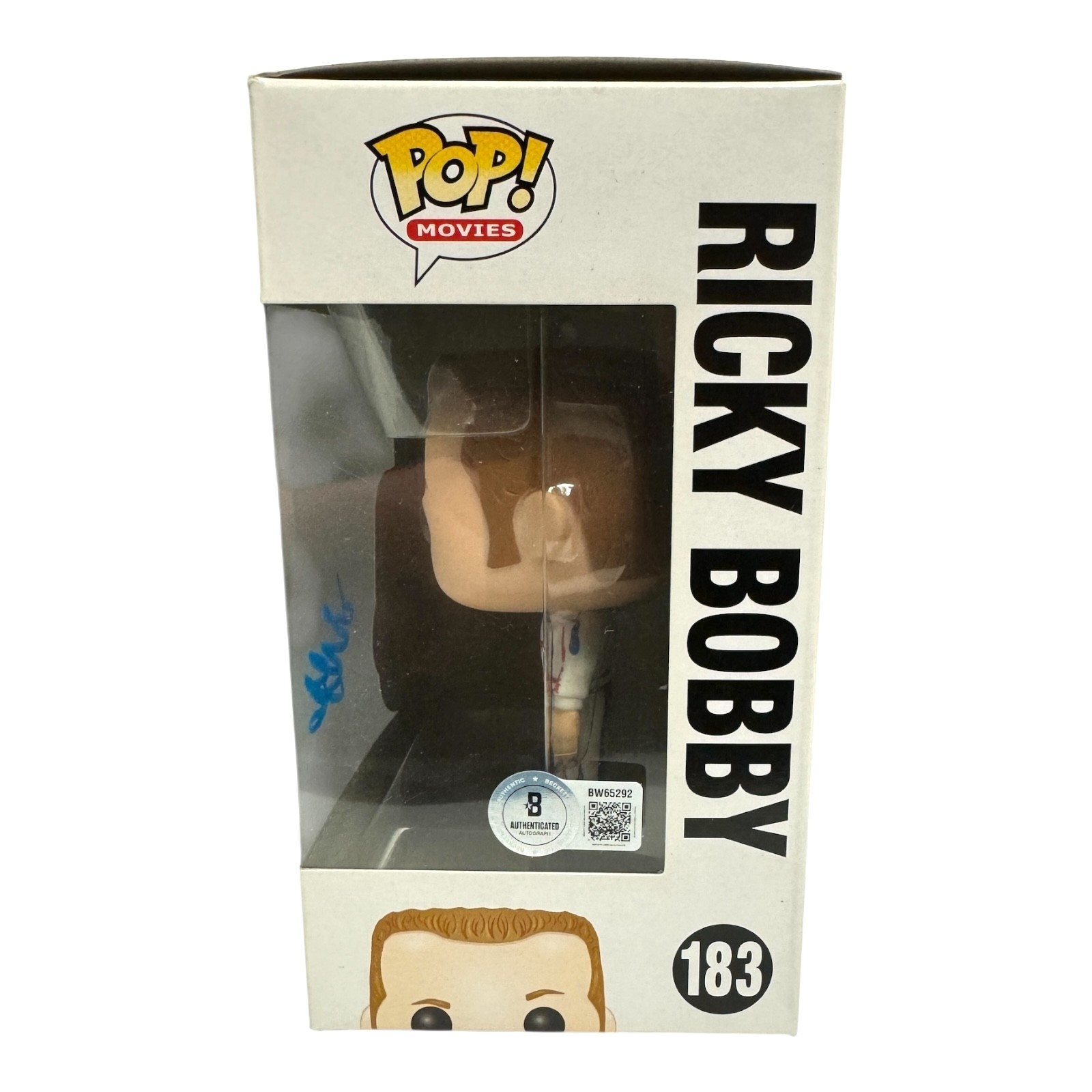 Will Ferrell Signed Autograph Talladega Nights Funko Pop 183 BAS Ricky Bobby