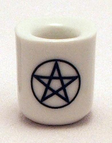 Witchcraft Pentagram Chime (Mini Taper) Candle Holder!