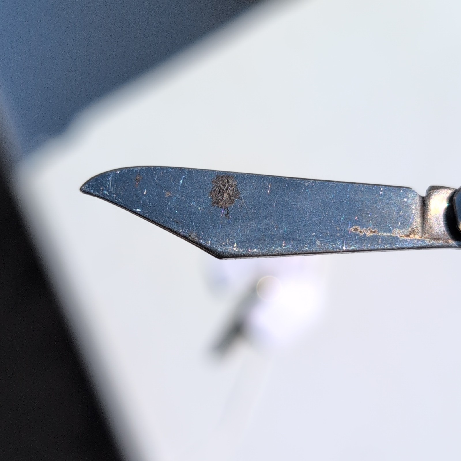Model 407 Slipjoint Folding Pocketknife Sheepsfoot Plain Edge Black Handle