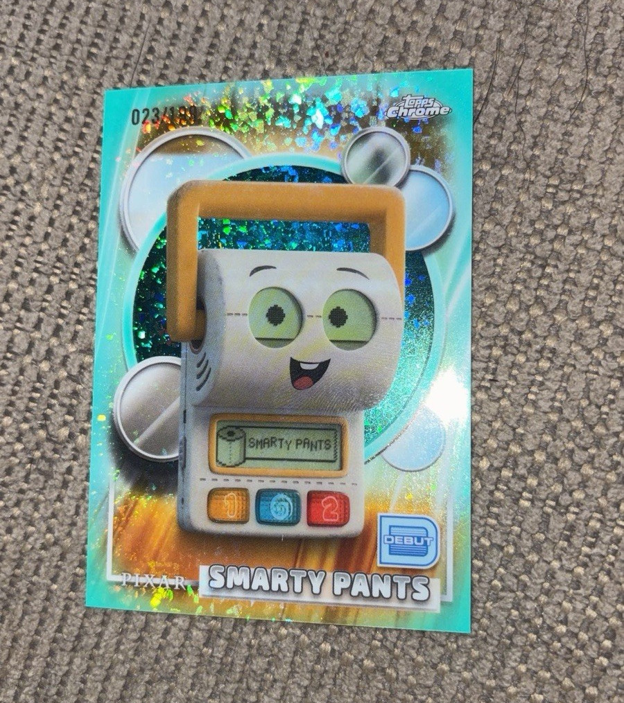Topps 2024 Topps Chrome Disney Pixar Debut Smarty Pants #023/199 Insert