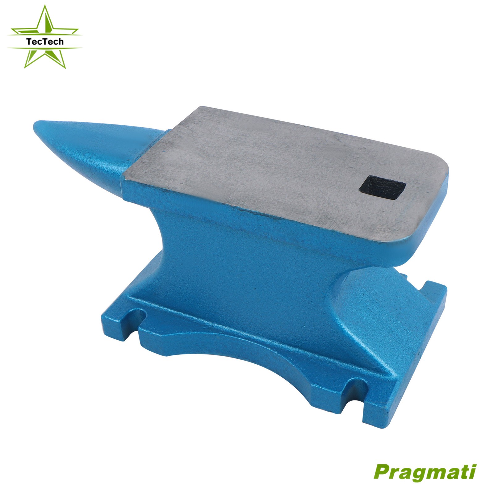 44 lb Blacksmith Anvil Cast-Iron Metal 20 kg Heat Treated Long Round Horn