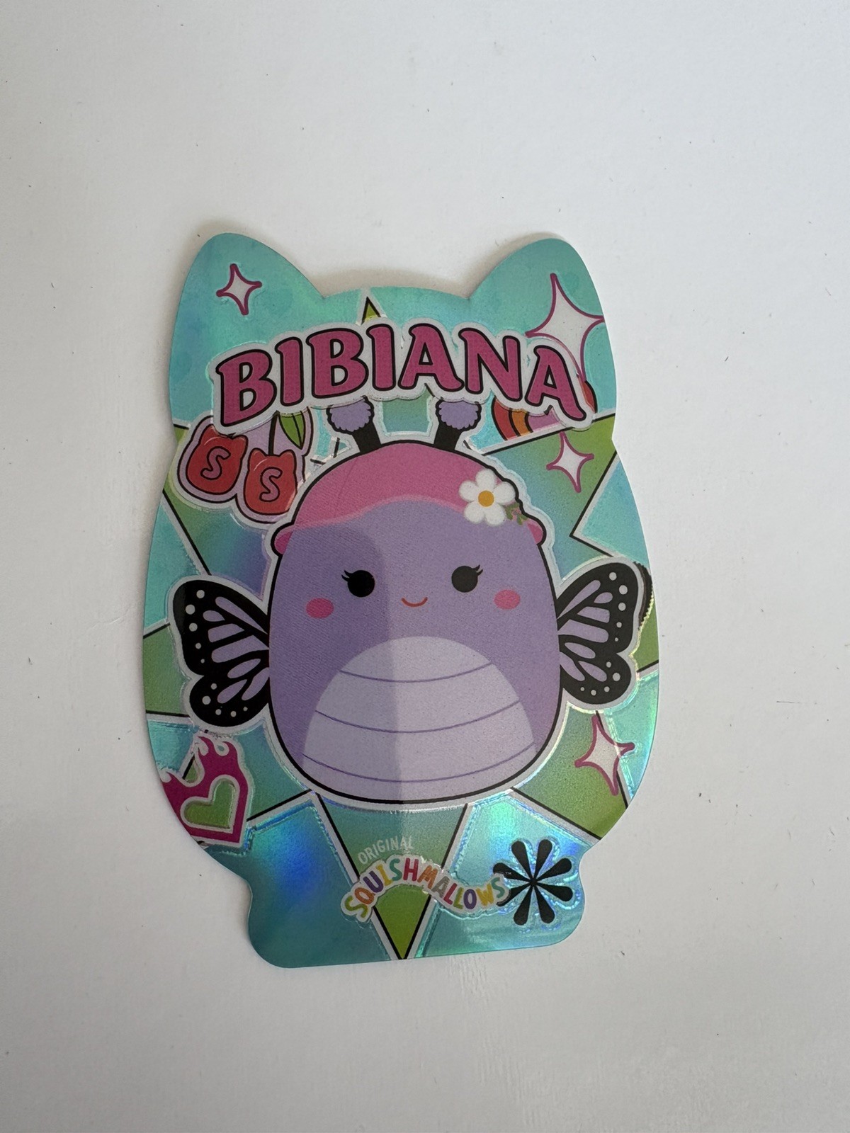 2025 Panini Squishmallows Series 2 – Die Cut – Prizm No. 1 Bibiana