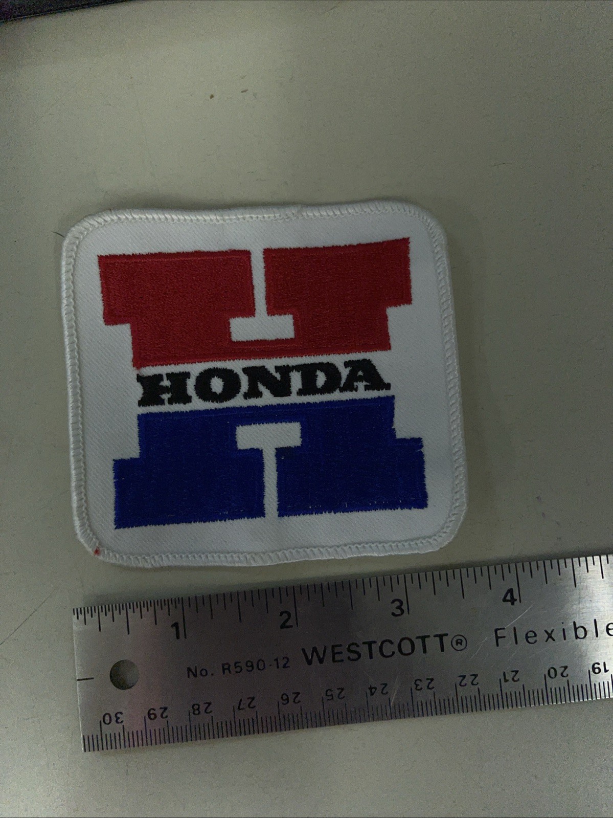 NEW Vintage Honda Red White & Blue Embroidered Motorcycle Patch P109