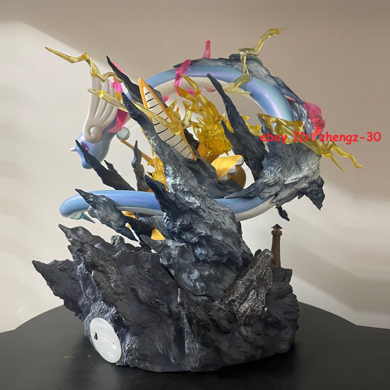 H30CM Dragonite Evolutionary Group Statue LED Model W/Box Toy Collectibles Gift
