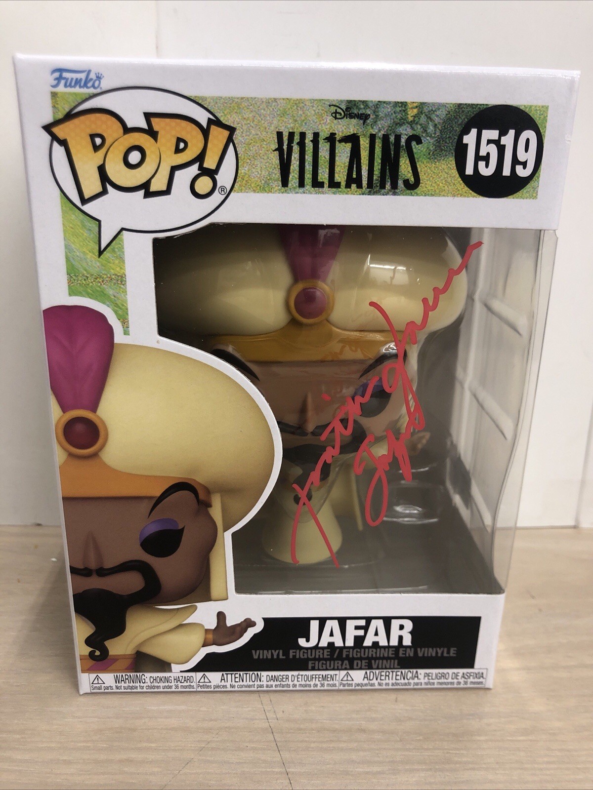 Funko Pop! Vinyl: Disney – Jafar #1519 Auto Jonathan Freeman