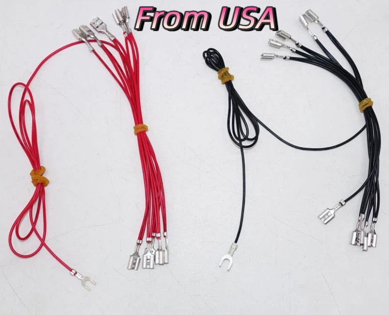 2 PCS Arcade Push Button Micro Switch Daisy Chain 0.187 Connectors U-250