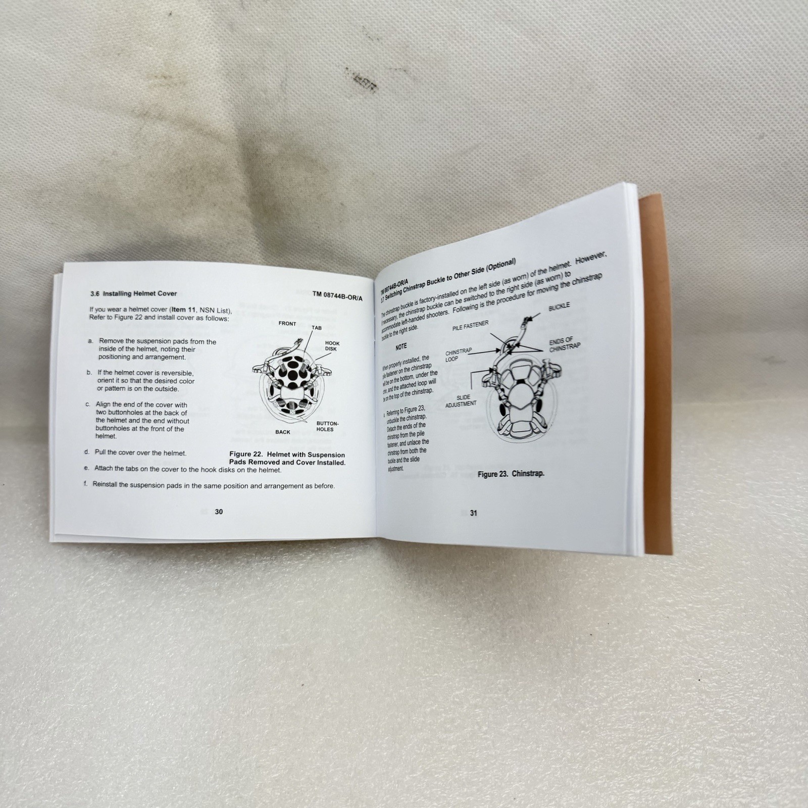 Technical Operator’s Manual Instruction Booklet for Lightweight Helmet LWH