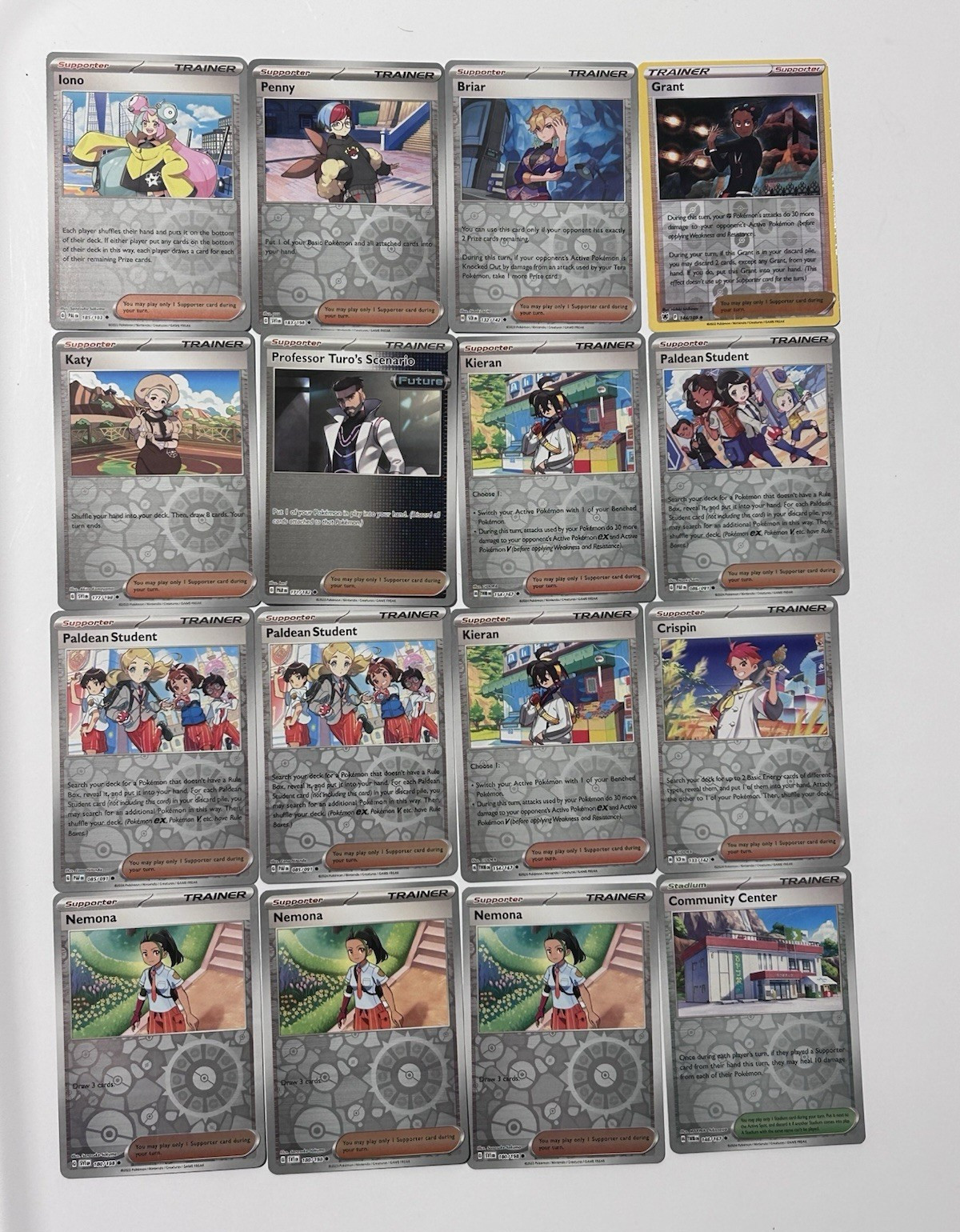 Nintendo Pokemon Forces 36 Card Reverse Holo Trainer & Energy Lot