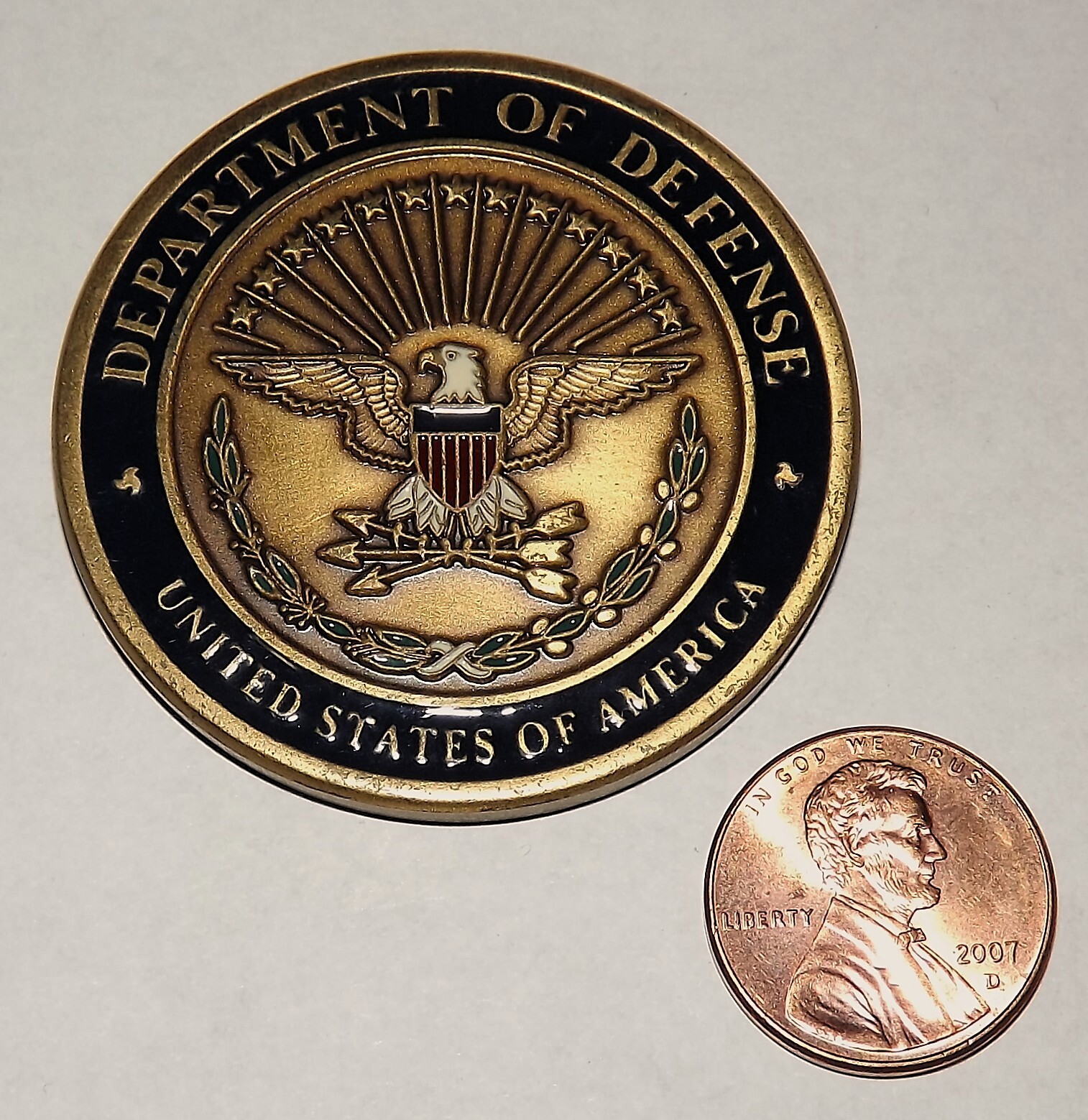 Challenge Coin – Department of Defense – Deputy Secretary of Defense – Paul Wolf