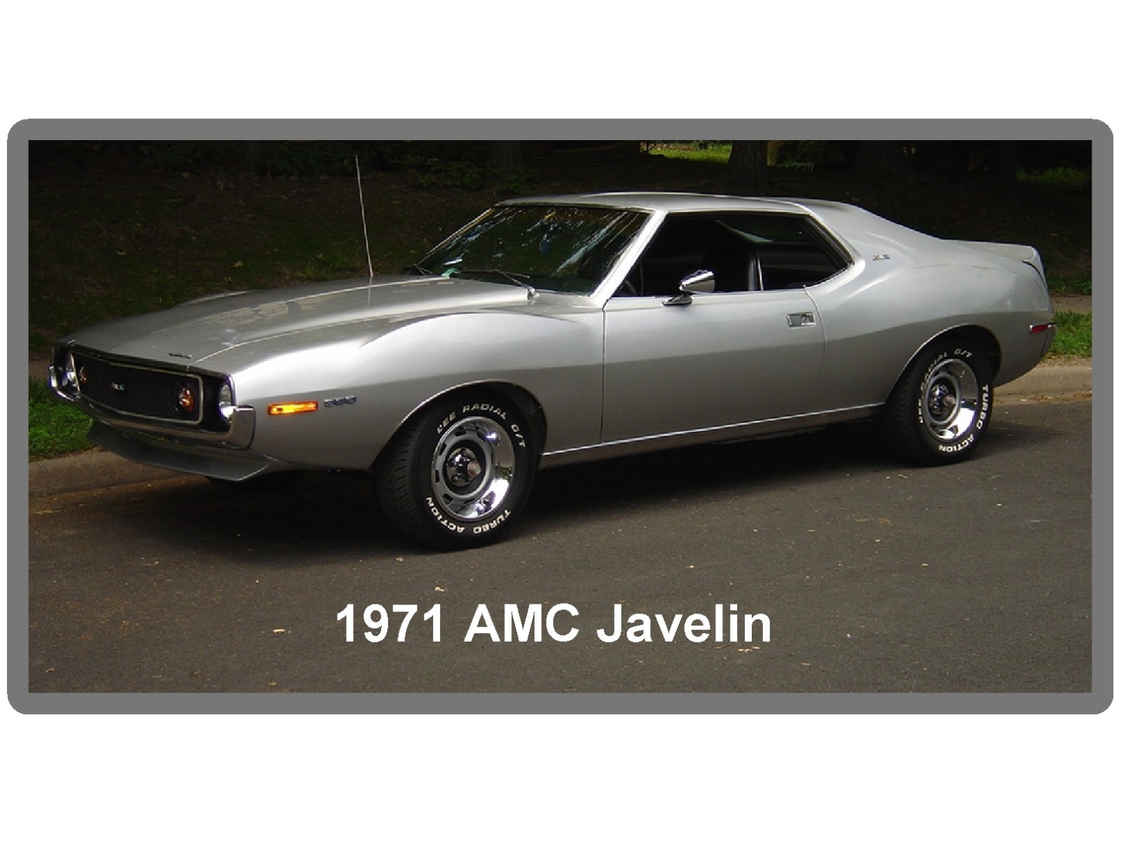 1971 AMC Javelin Auto Refrigerator / Tool Box Magnet
