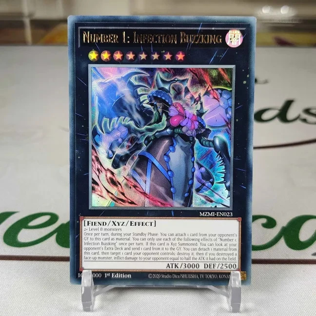 Number 1: Infection Buzzking MZMI-EN023 Ultra Rare 1st Edition Card Near Mint