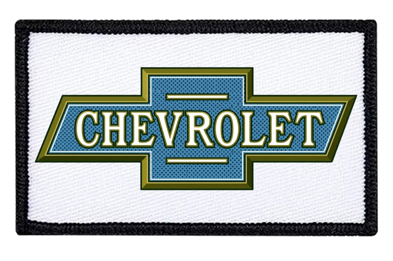 Vintage Style Chevrolet Patch – Retro Automotive Bowtie Logo Iron-On Apparel App