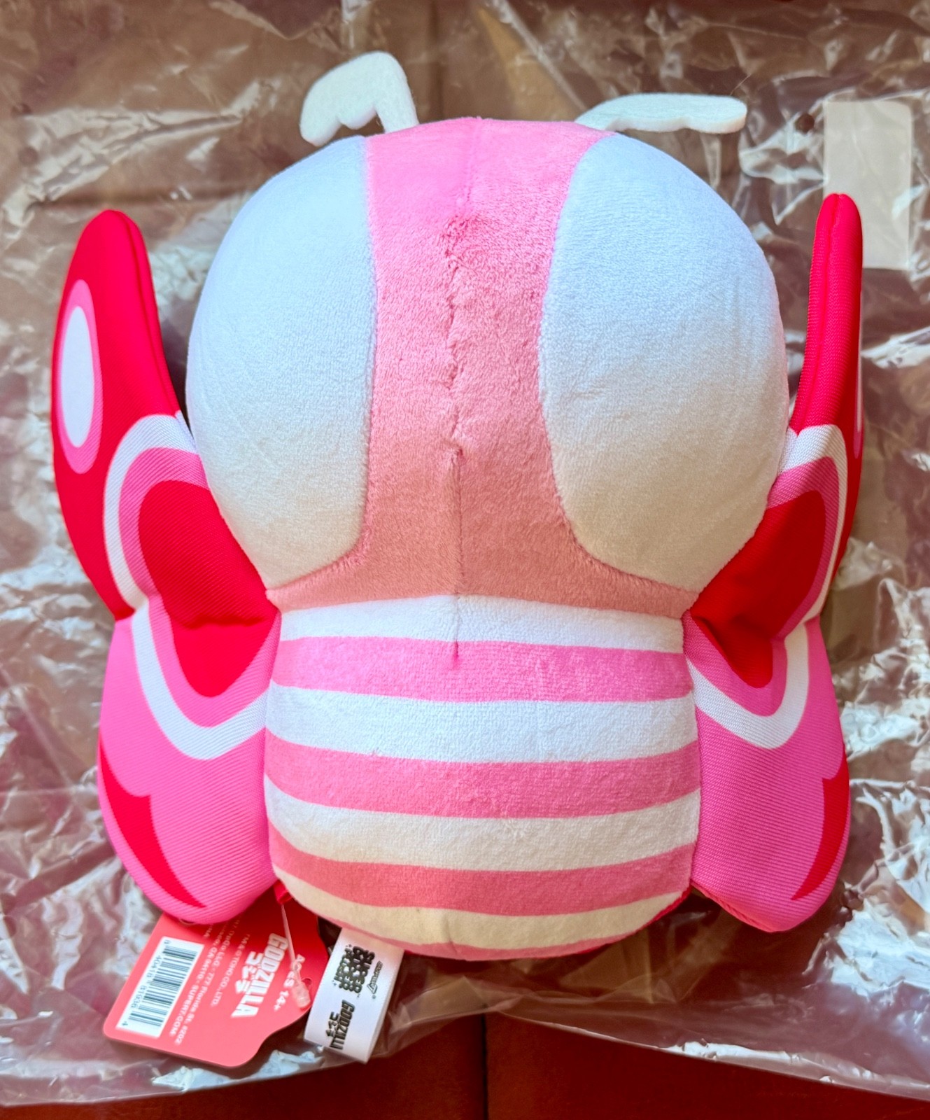 SUPER7 • Godzilla Super Duper Plush • Mothra ’64 (Valentine Pink) • Ships Free
