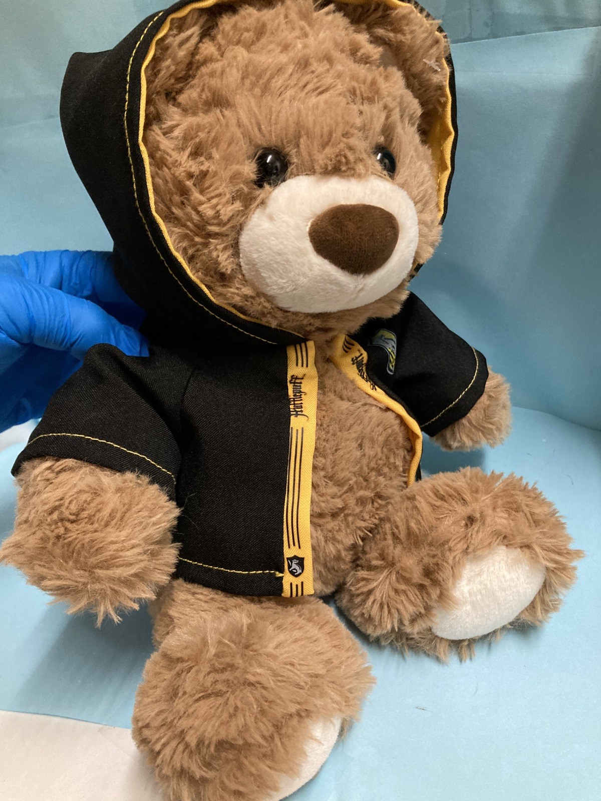 MINISO x HARRY POTTER HUFFLEPUFF TEDDY BEAR PLUSH; 10 Inches Tall; PreOwned