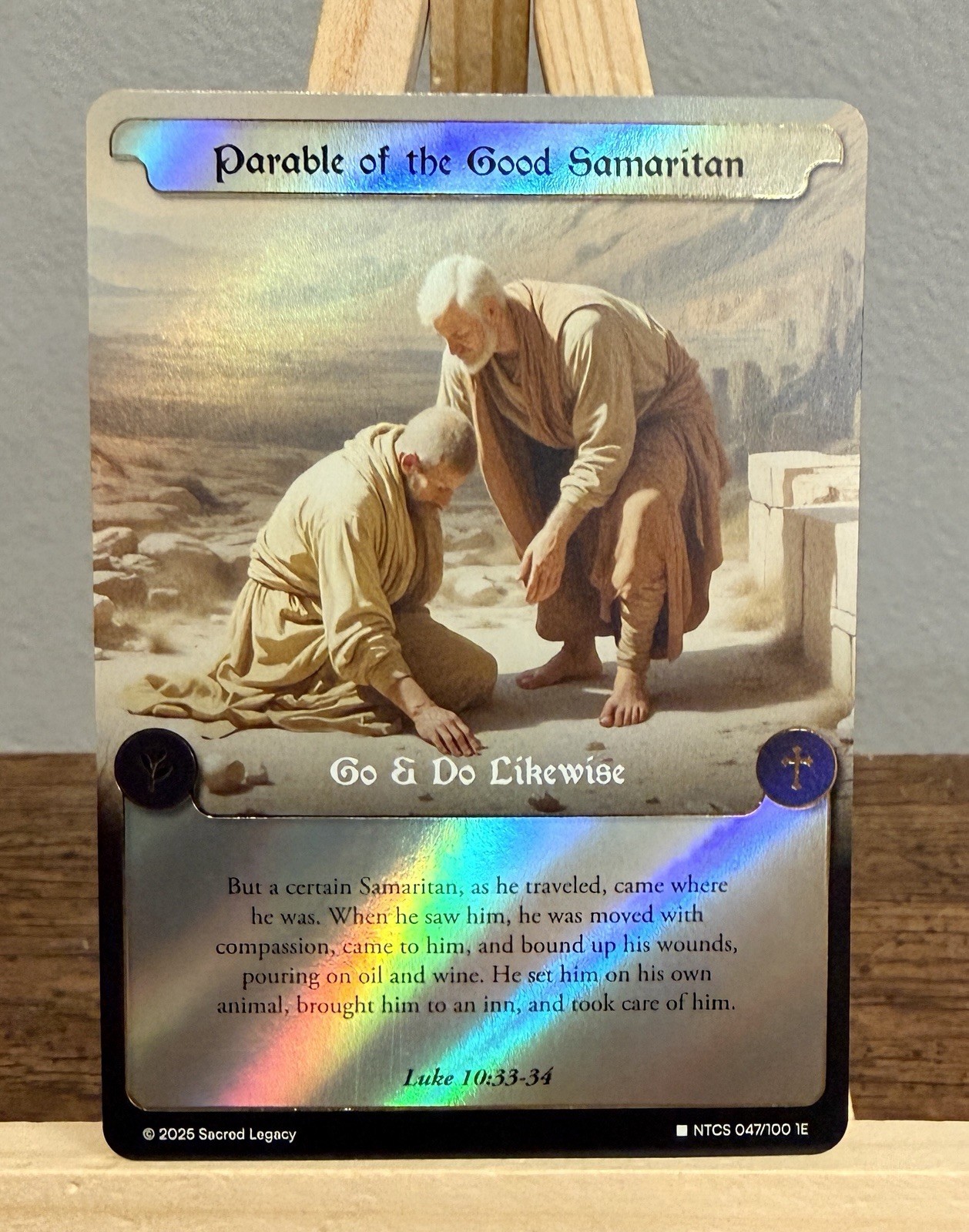 2025 Sacred Legacy Foil – Parable of the Good Samaritan card 047/100