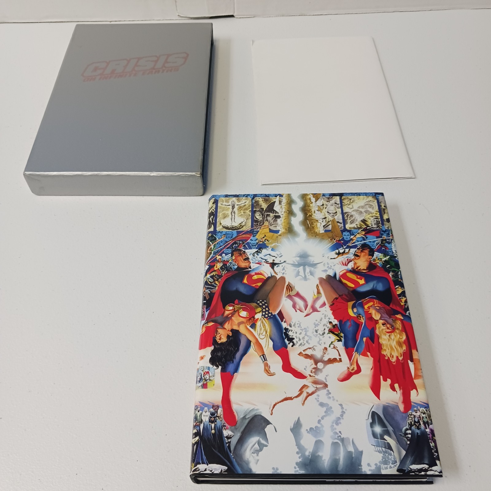 Crisis On Infinite Earths Slipcase Hardcover, Dust Jacket and Poster 1998