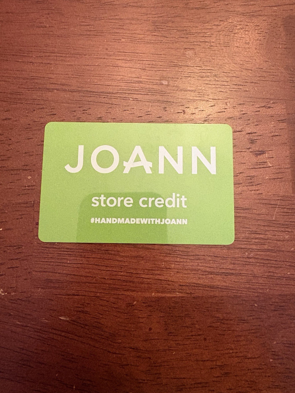 Joann Fabrics Fabric & Craft NEW COLLECTIBLE GIFT CARD NO VALUE