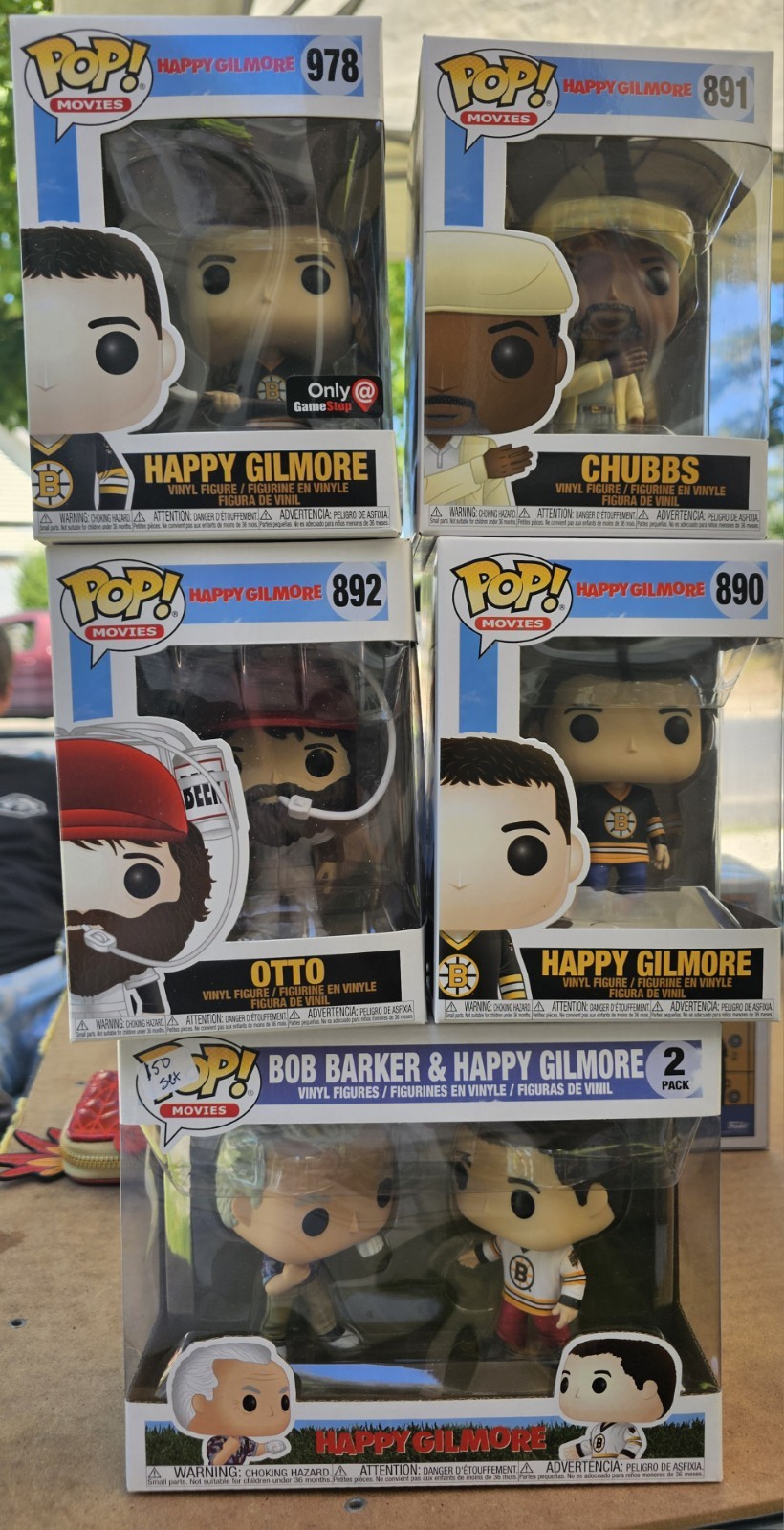 Happy Gilmore Funko Pop Set