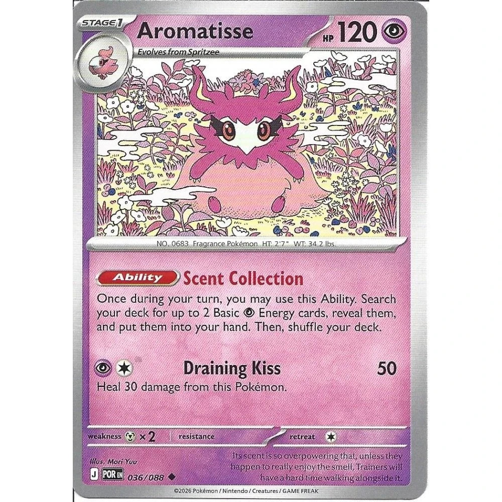 Pokemon TCG – Mega Evolution – Perfect Order – Aromatisse – 036/088