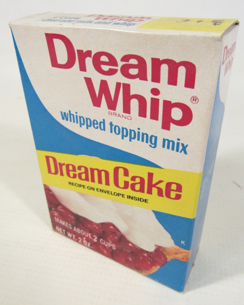 Vintage 1970’s Dream Whip 2oz Whipped Topping Mix Unopened NOS Grocery Prop