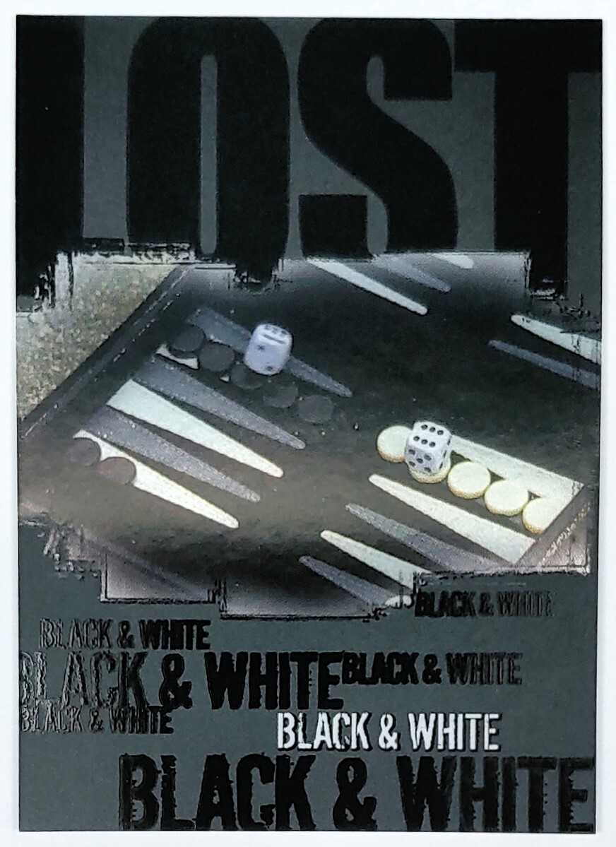 2006 Inkworks Lost Revelations Black & White #BW-1 Two Sides Insert Card NM!