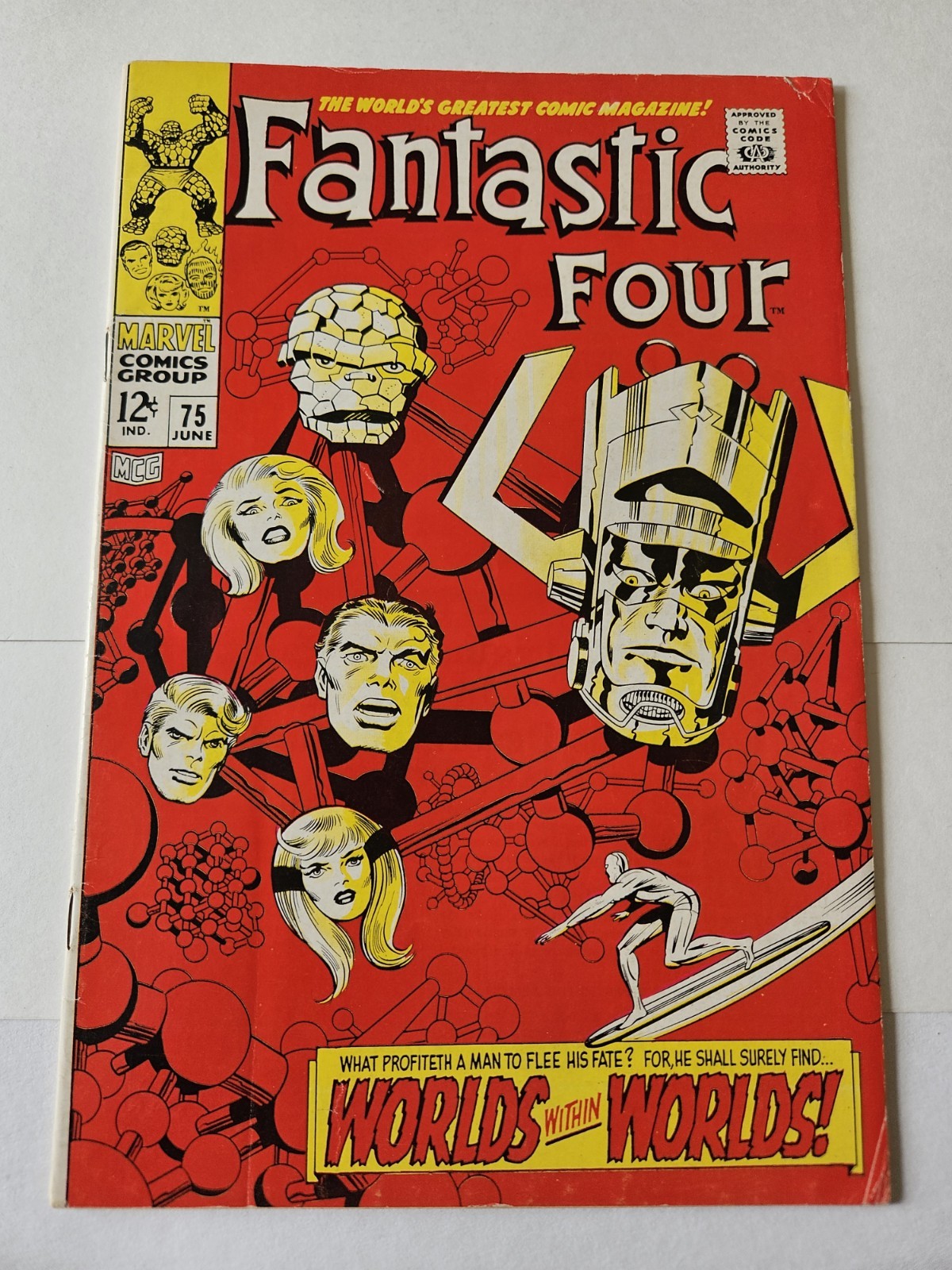 Fantastic Four #75 (Marvel Comics June 1968)*Please Look At Pics For Condition*
