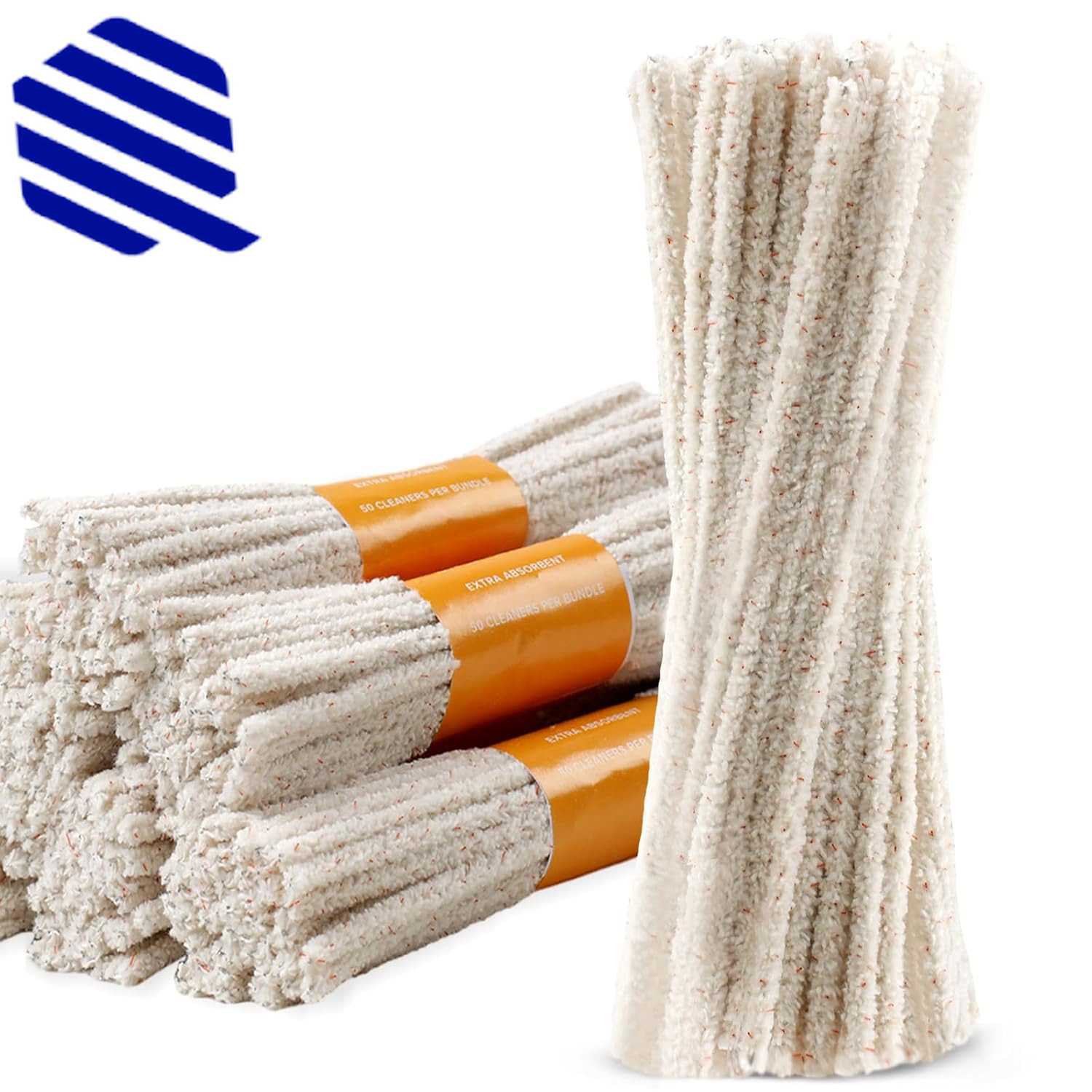 300 Pack Pipe Cleaners Pipe 6 Inch Pipe Cleaners Bulk Cotton and Plastic Pipe Cl