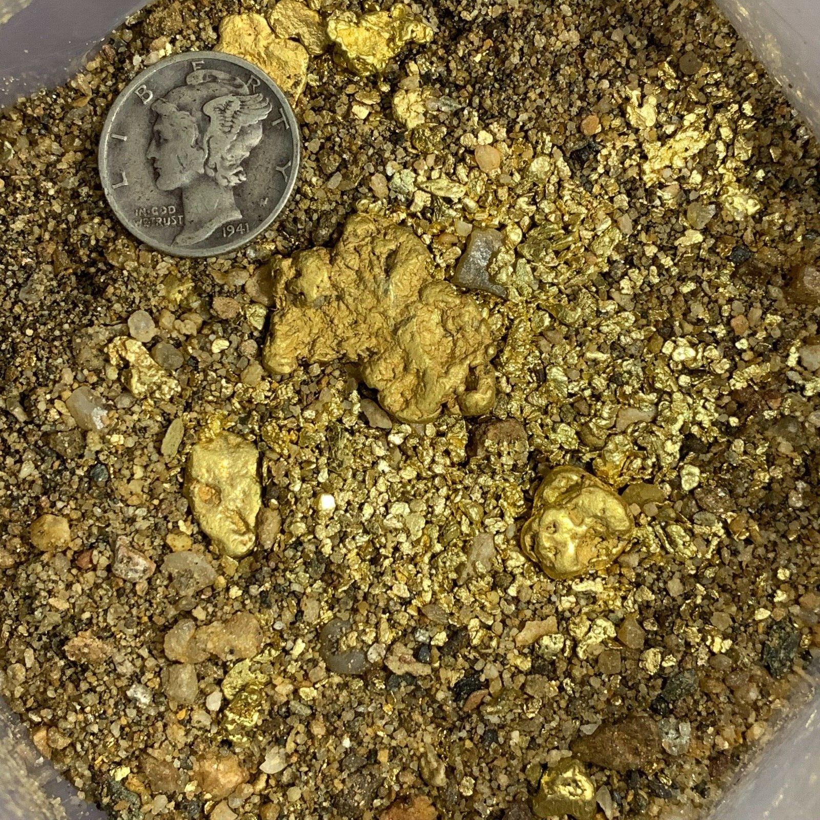 Approximately 20-35lbs US Gold Nugget Pay Dirt Free Shipping Paydirt
