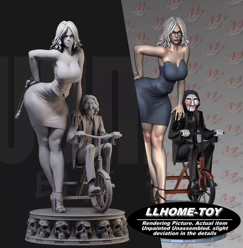 1/8 25cm Chainsaw Girl 3D Print GK Figure Model Kit Unpainted Unassemble GK