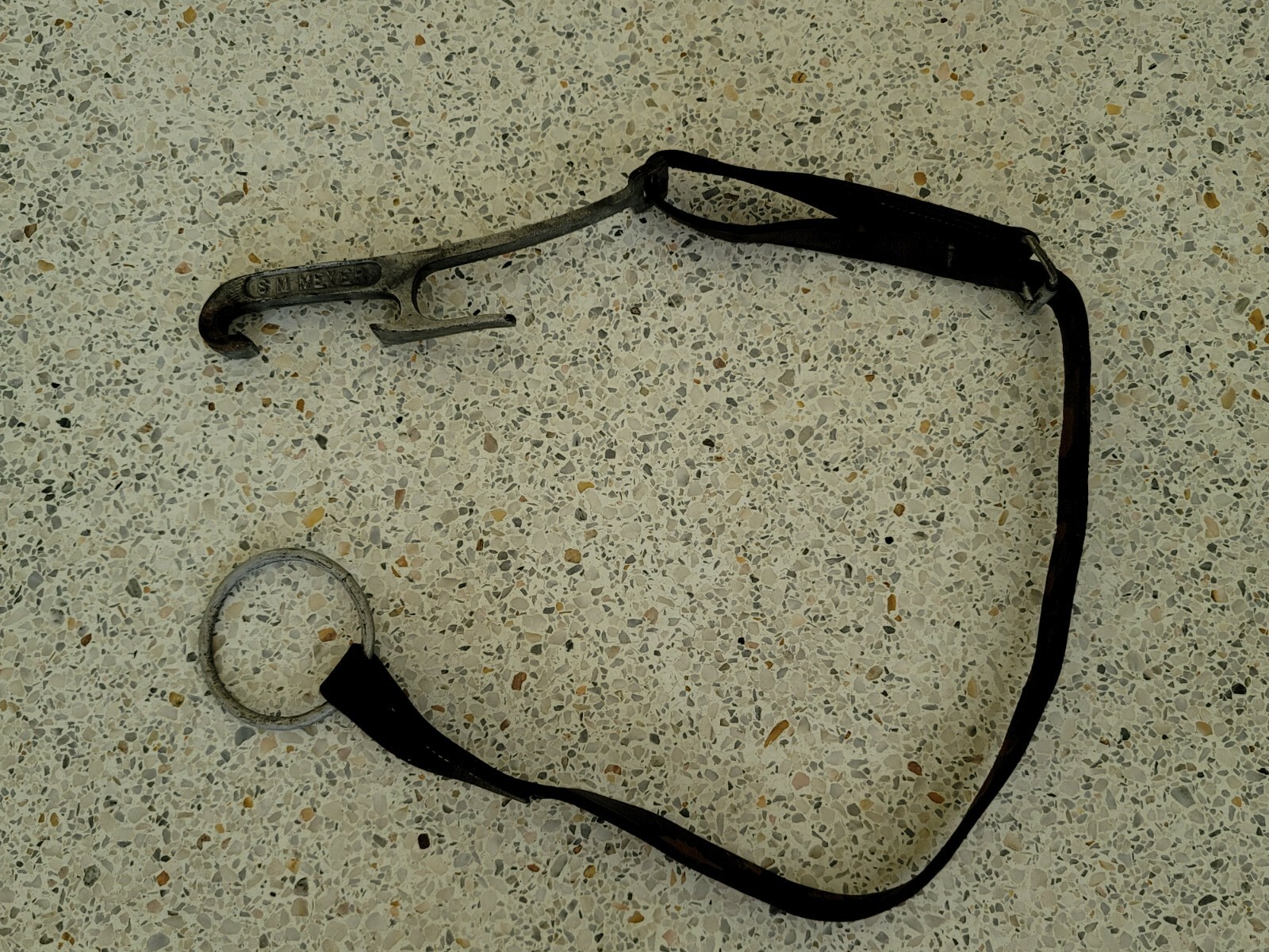 Antique NFD Fire Department Spanner Tool Wrench Drain Lug S.M. Meyer Firefighter