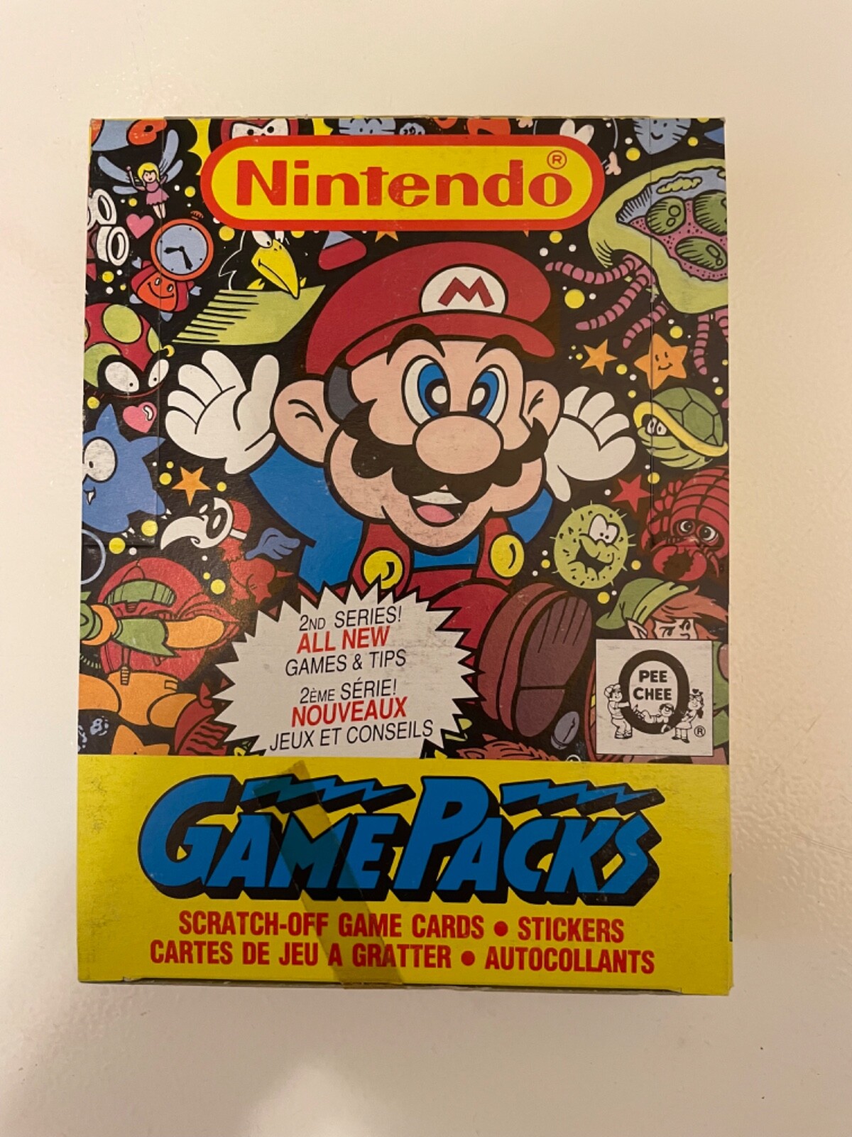 1989 Nintendo Game Packs OPC O-Pee-Chee Wax Cards SEALED BOX Series 2 – RARE