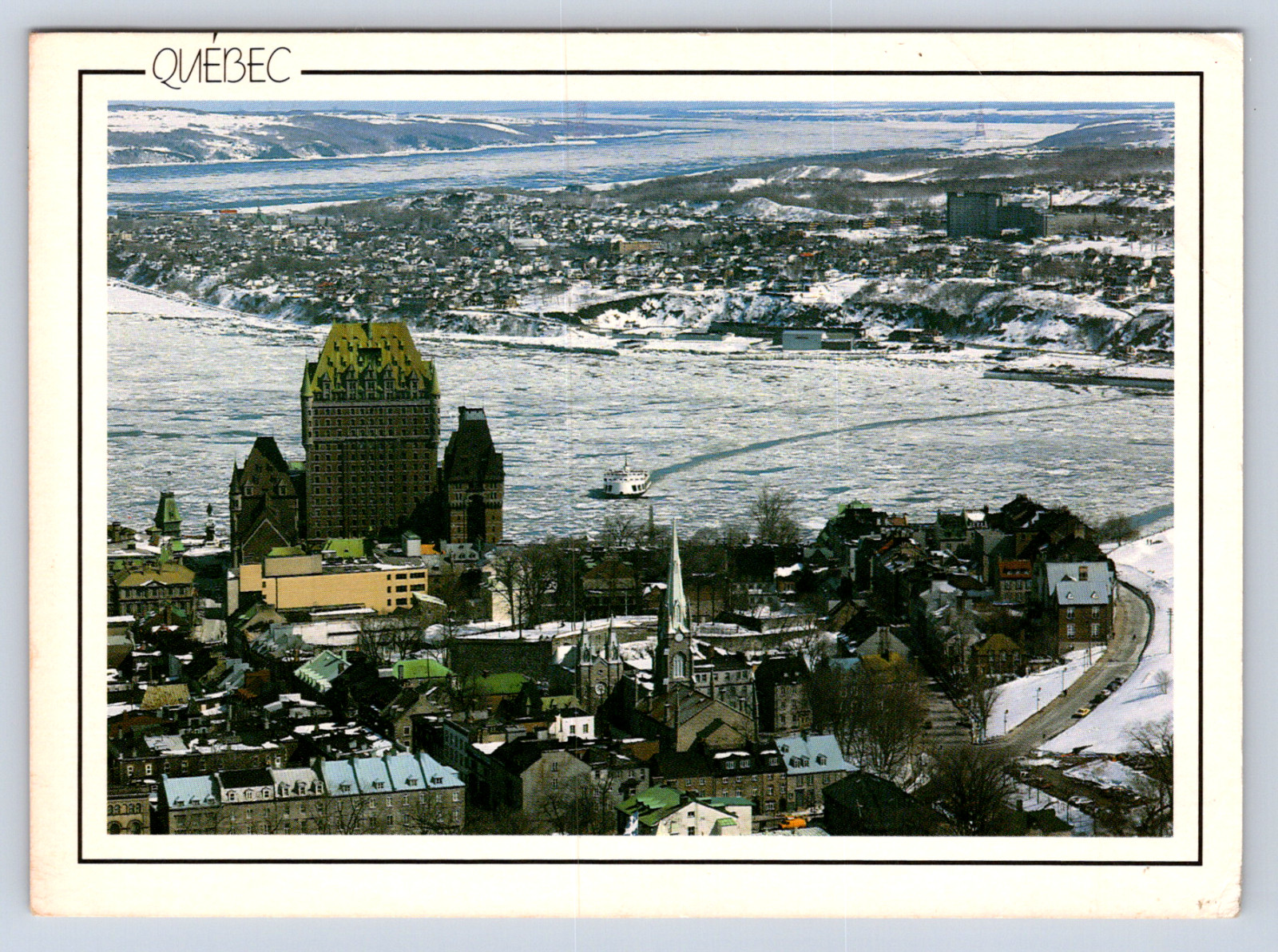 Vintage Postcard Quebec Canada