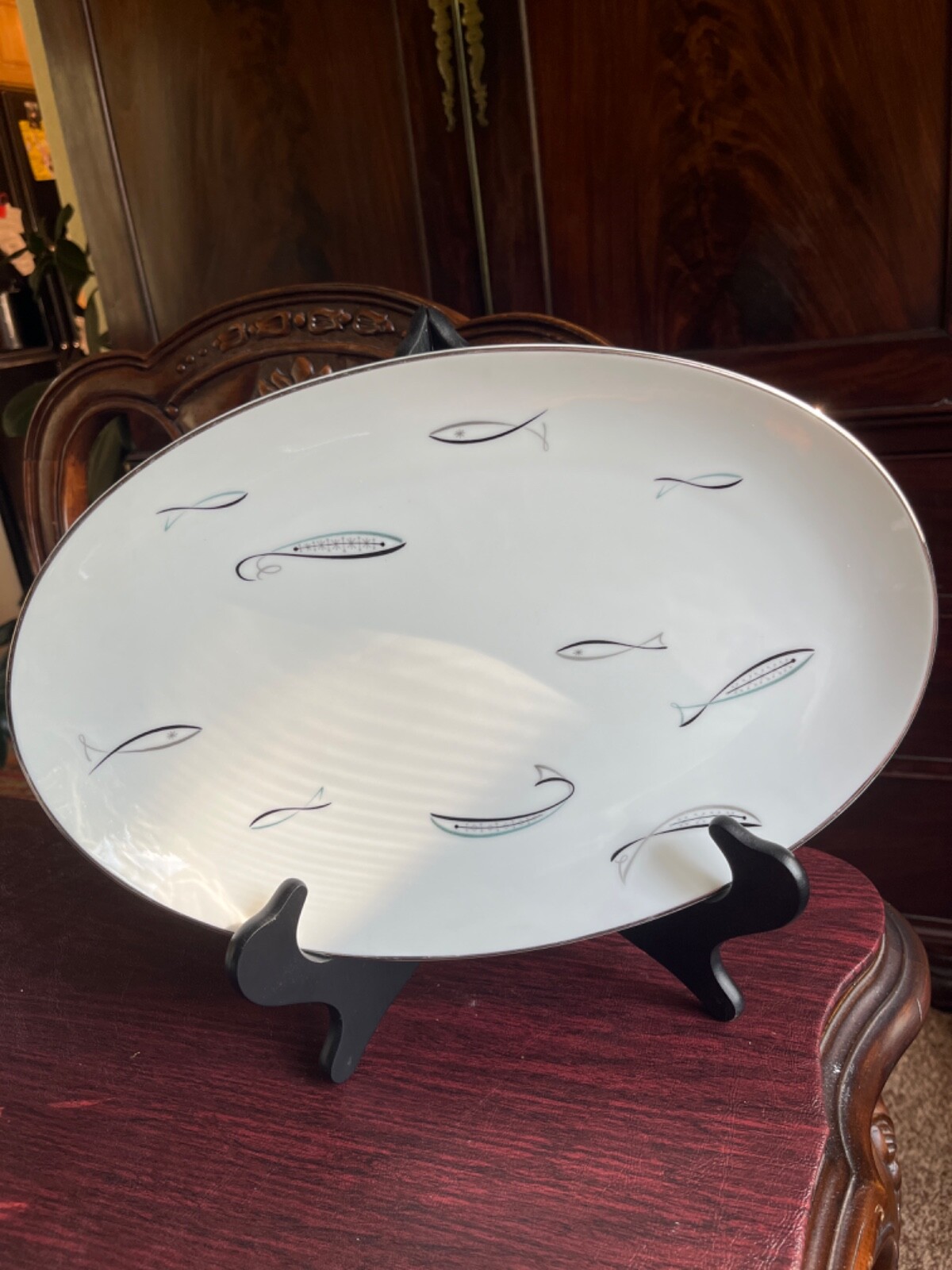 Vintage Noritake Atomic Fish Japan # 1359 Replacement Pieces, Select, MCM Nice!