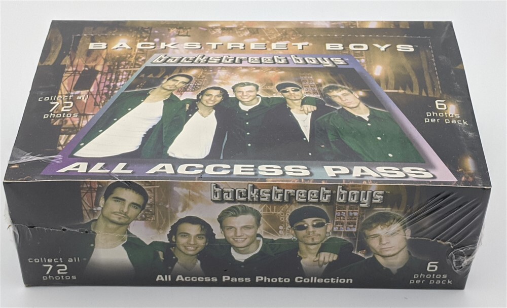 Factory Sealed Box 2000 Winterland Backstreet Boys All Access Pass Photo Cards