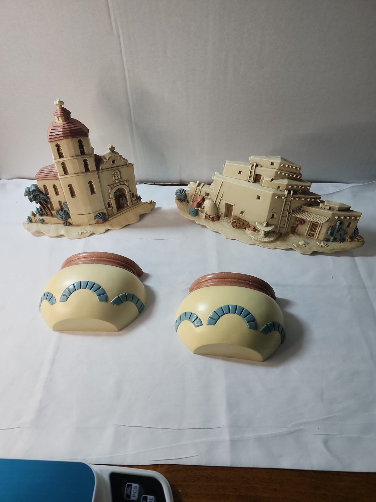 Vtg Home Interior Southwest Spanish Church Wall Hanging 3D Plaque