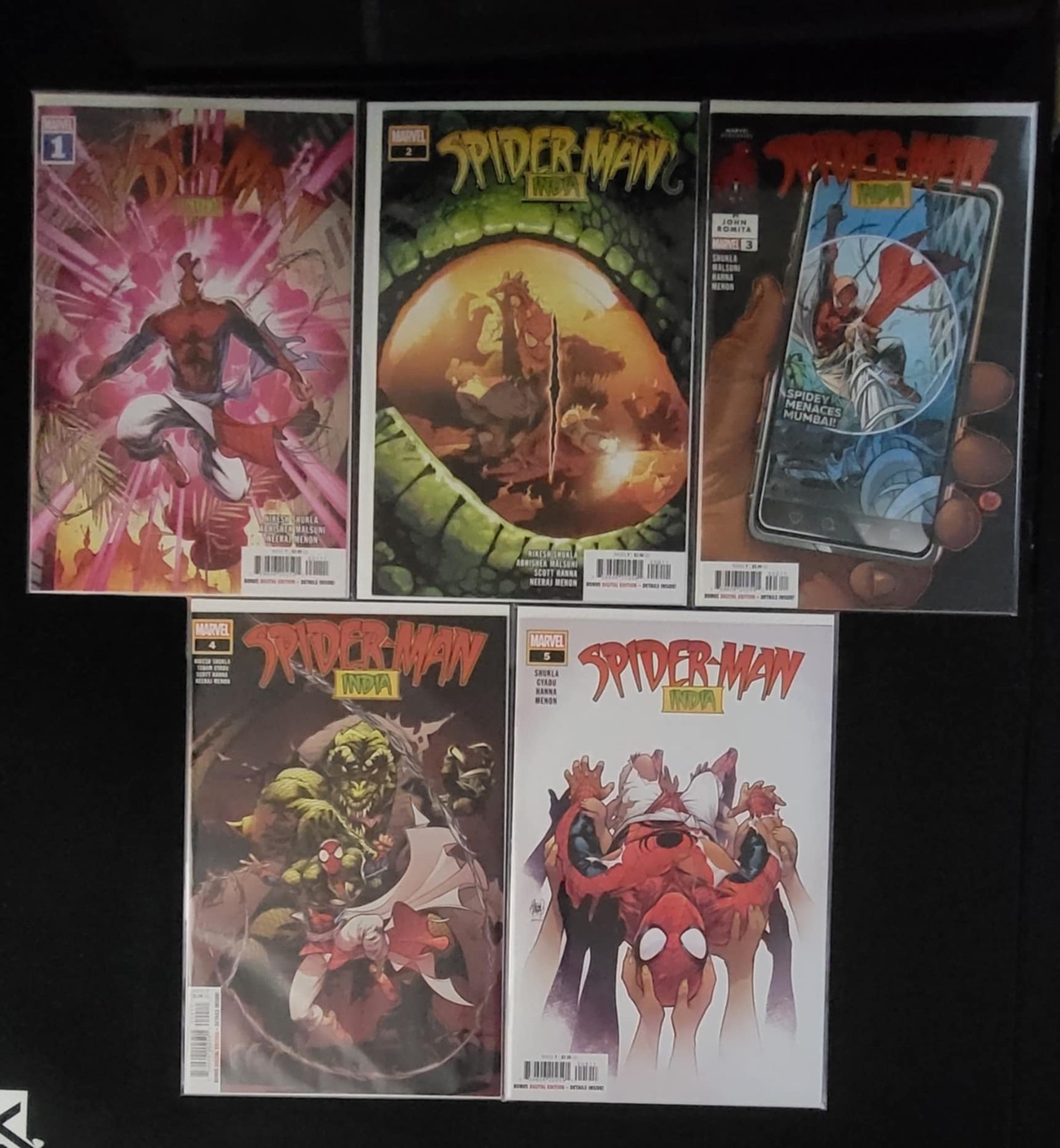 Spider-Man India 1-5 Complete Comic Run