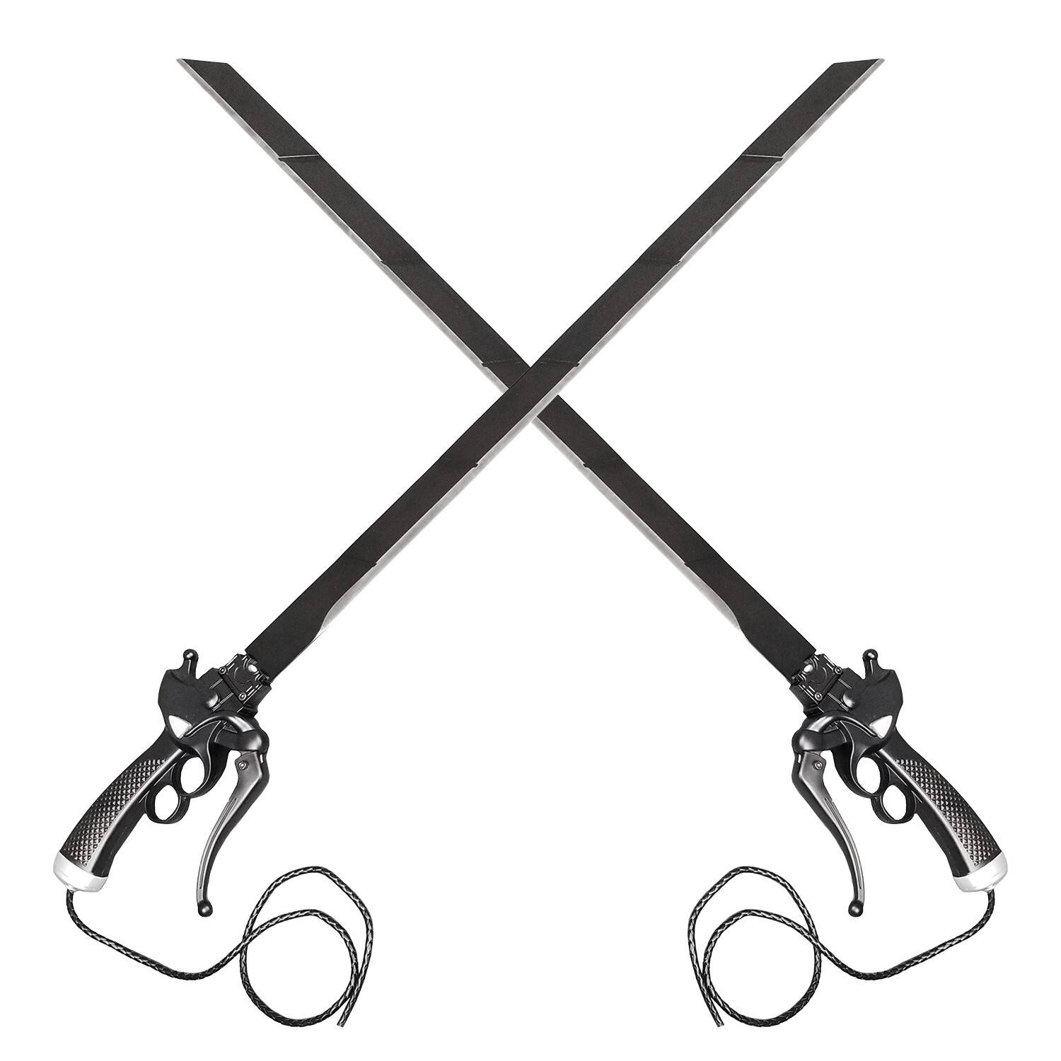 39″ Fantasy Stainless Steel Sword Attack On Titan 2pc Sword