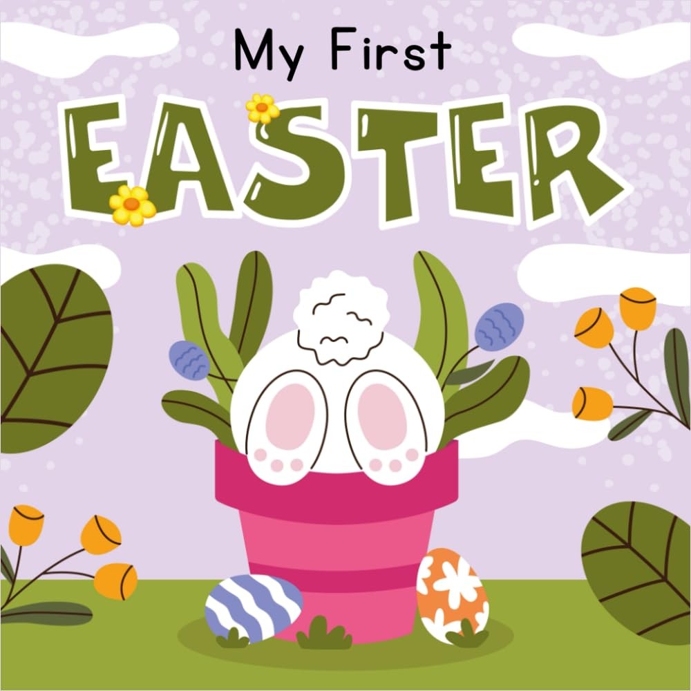 Baby Easter Gifts: My First Easter, High Contrast Book For Newborns 3-6 Months:
