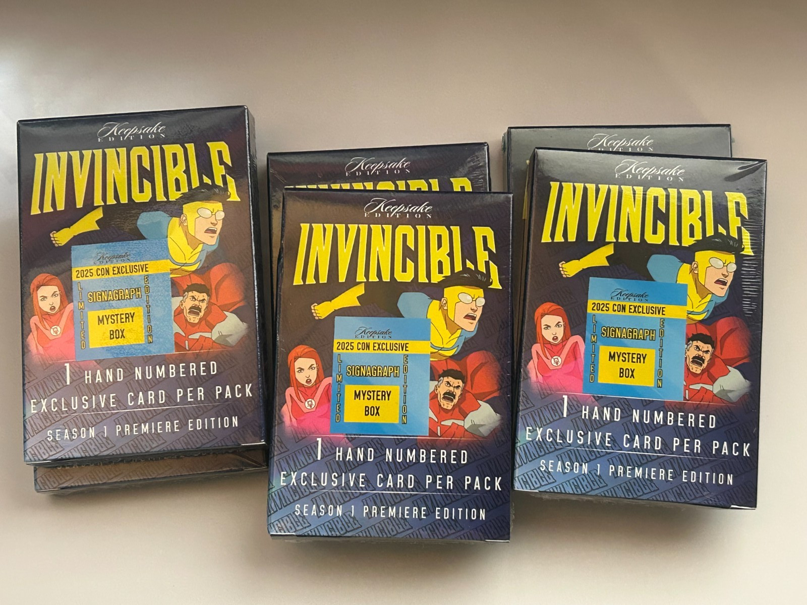 2025 Con Exclusive Invincible Keepsake Signagraph Mystery Box – 1 Hand Numbered