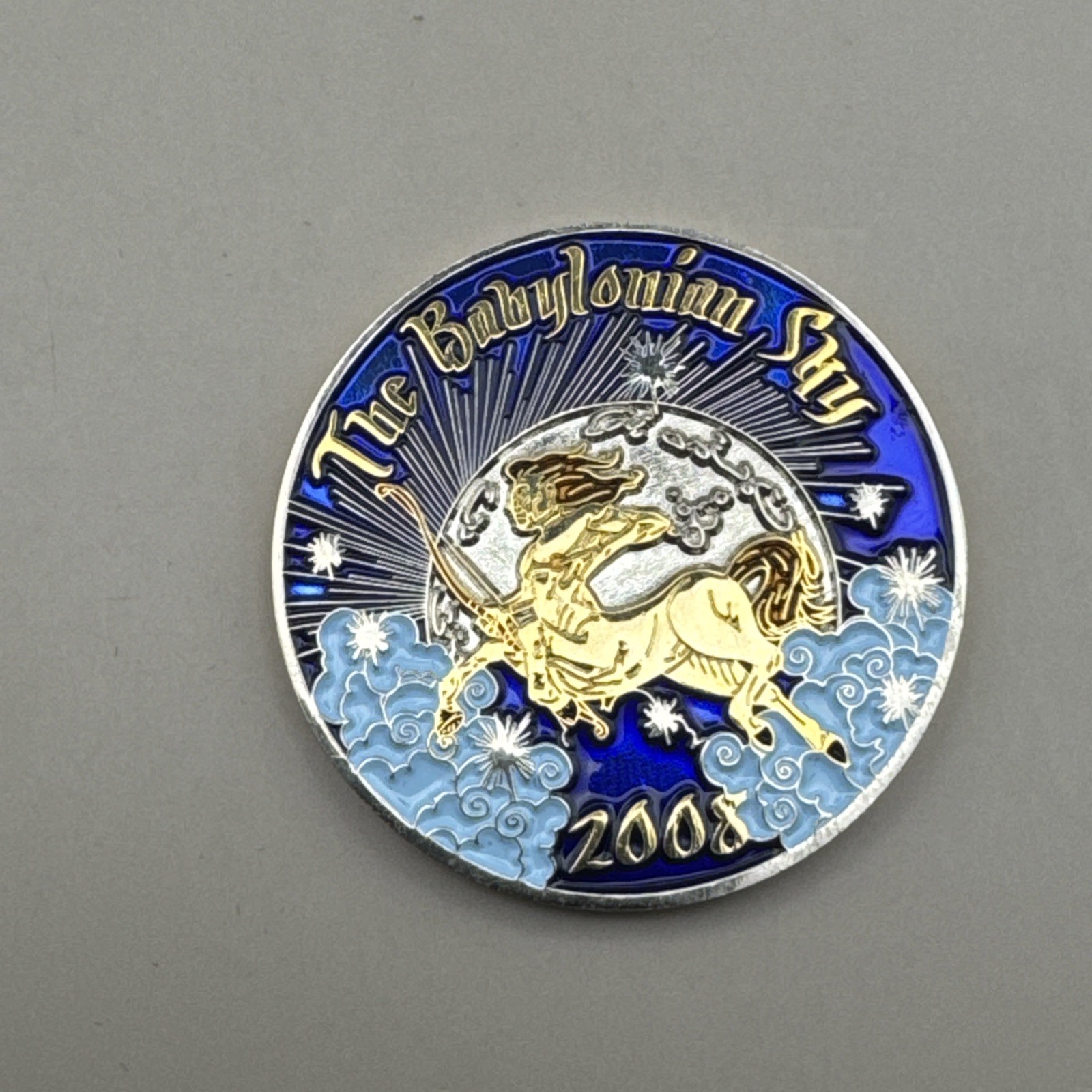 Knights Of Babylon 2008 Tri/ Multi Colored Doubloon New Orleans Mardi Gras Krewe